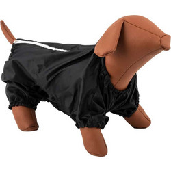 Woofmoda Αδιάβροχο Μπουφάν Σκύλου Μαύρο M