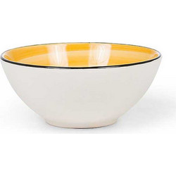 Coincasa κεραμικό μπολ Tokyo 16 cm - 007374015 Κίτρινο