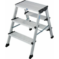 Krause Folding Διπλή Σκάλα Αλουμινίου 2x3 Σκαλοπάτια