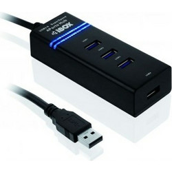 iBox IUH3FB USB Hub 3.0 USB-A με 4 Θύρες USB-A