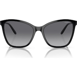Vogue VO5520S W44/T3 Γυναικεία Γυαλιά Ηλίου Τετράγωνα Κοκάλινα Μαύρα με Μαύρο Φακό
