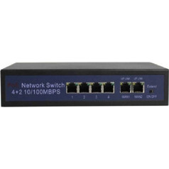 LONGSE HT412 Unmanaged L2 Switch με 4 Θύρες Ethernet 100Mbps
