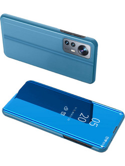 Clear View Case cover for Xiaomi 12 Lite blue flip cover