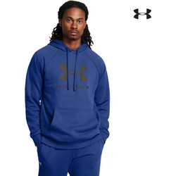 Under Armour Rival Fleece Logo Hoodie Ανδρικό Αθλητικό Φούτερ με Κουκούλα 1379758-432