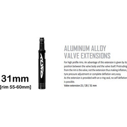 ΠΡΟΕΚΤΑΣΗ ΒΑΛΒΙΔΑΣ TUFO 31mm black