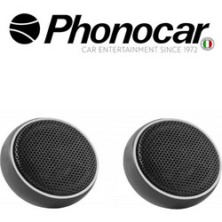 Phonocar 02419 Σετ Tweeter Αυτοκινήτου Στρογγυλά 0.74" 50W RMS 90dB