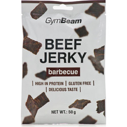 GymBeam Beef Jerky Barbecue (50gr) - Πρωτεϊνούχο Σνακ Αποξηραμένου Βοδινού Κρέατος