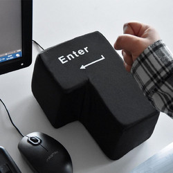 Μεγάλο Πλήκτρο Enter MikaMax Big Enter Button Αντιστρές Μαξιλάρι / Πλήκτρο Enter με USB-A - Black (8719481356170)