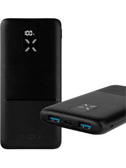 Fixed ZEN Power Bank 10000mAh 20W με 2 Θύρες USB-A & Θύρα USB-C Power Delivery Black