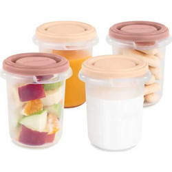 Δοχεία αποθήκευσης τροφίμων 4τμχ 250ml MiniLand Valencia