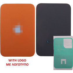 FOR IPHONE 17 PRO BATTERY COVER + ΑΥΤΟΚΟΛΛΗΤΗ ΤΑΙΝΙΑ ΑΔΙΑΒΡΟΧΟΠΟΙΗΣΗΣ COSMIC ORANGE