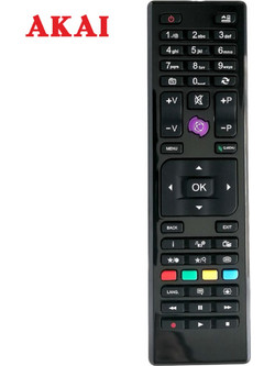 AKAI RC4875 - γνήσιο αυθεντικό τηλεχειριστήριο Μαύρο
