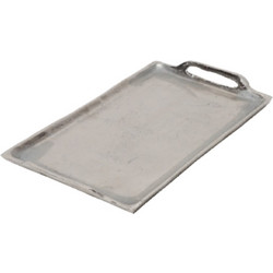 DAKAR ΔΙΣΚΟΣ ΔΙΑΚΟΣΜΗΣΗΣ 36x22x3cm ΑΛΟΥΜΙΝΙΟ ΑΣΗΜΙ 4τμχ