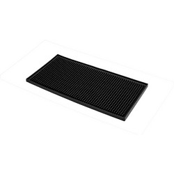 Σέρβις Bar Ματ 30x15cm PVC μαύρο λάστιχο αντιολισθητικό Salvinelli c507027