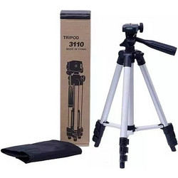 Τρίποδο Φωτογραφικής Μηχανής Πτυσσόμενο Tripod 3110 - Αλουμινίου με Αντάπτορα Κινητού