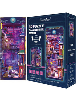 Tonecheer Cyber City 3D Book Nook DIY 284 Κομμάτια 24.5cm TQ131