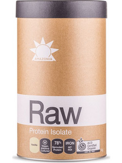 Amazonia Raw Protein Isolate Vanilla Φυτική Πρωτεΐνη Χωρίς Λακτόζη & Γλουτένη 1kg