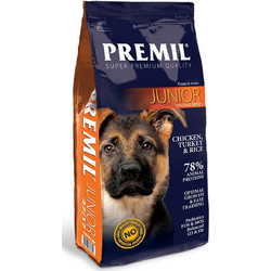 Premil Super Premium Quality Junior with Chicken, Turkey & Rice 15kg