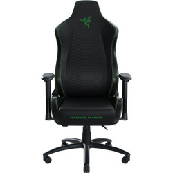 Razer Iskur X-XL Green/Black Καρέκλα Gaming Δερματίνης με Ρυθμιζόμενα Μπράτσα