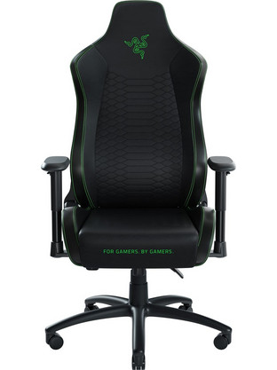 Razer Iskur X-XL Green/Black Καρέκλα Gaming Δερματίνης με Ρυθμιζόμενα Μπράτσα