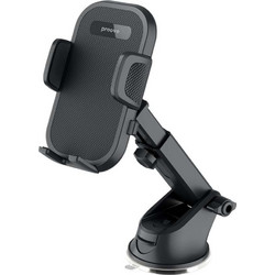 Proove - Car Holder Longway Plaid - for Windshield/Dashboard, with Suction Cup, 4.7''-6.9'' Phones - Black - (CHLP00000001)