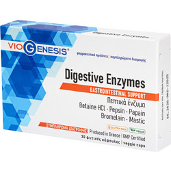 VioGenesis Digestive Enzymes 30 Κάψουλες