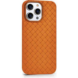 Joyroom Case Apple iPhone 15 Pro, Braiding Series, orange
