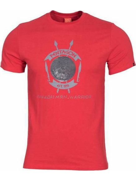 Pentagon Ageron T-shirt Lava Lakedaimon Warriors Lava Red M