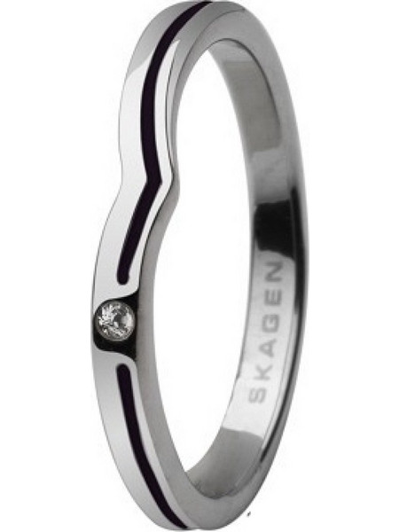 Skagen Γυναικείο Δαχτυλίδι από Ατσάλι Ασημί JRSB018SS