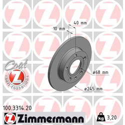 Zimmermann Δισκόπλακα - 100.3314.20