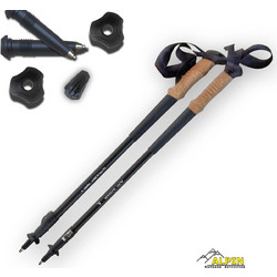 Μπατόν Πεζοπορίας Ultralight Aero II Alpin - Μαύρο