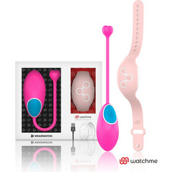 Wearwatch Egg Wireless Watchme Δονητής Egg για Ζευγάρια με Τηλεχειριστήριο Ροζ