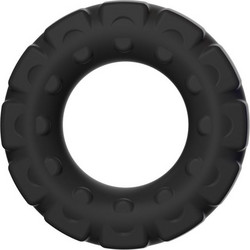Kinksters Tread Ultimate Cock Ring Ελαστικό Δαχτυλίδι Πέους Σιλικόνης 4.8cm Μαύρο
