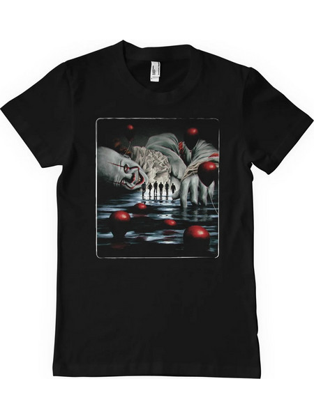 T-Shirt IT - Pennywise Floating (WB-1-IT2005-DTF882-BK)