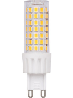 LED λάμπα SMD G9 κεραμική 6W 230V ντιμαριζόμενη, με ενδιάμεσο φως 4000K - λευκό - 13-90619