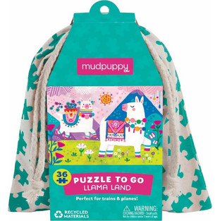 Παιδικό Puzzle Mudpuppy Puzzle to Go Λάμα 36 Κομμάτια