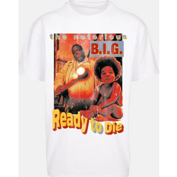 MISTER TEE Men Biggie Ready To Die Oversize Tee - WHITE - MT1820-08