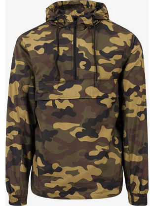 Urban Classics Ανδρικό Μπουφάν Pullover Αντιανεμικό Χακί TB1623