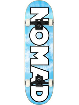 Nomad Skateboards Chrome Dye Complete Skate Blue 7.75