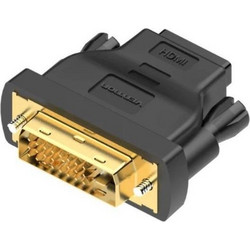 VENTION DVI (24+1) Male to HDMI Female Adapter Black (ECDB0) (VENECDB0)