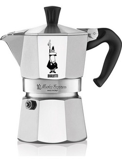 Bialetti Moka Express Aluminium 1162 Μπρίκι Espresso 3Cups Inox