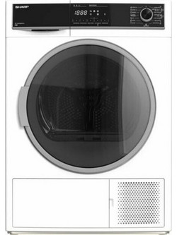 Sharp KD-HHH8S8GW3 Στεγνωτήριο Ρούχων 8kg A+++ με Αντλία Θερμότητας