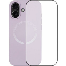 Redshield iPhone 17 Magsafe Silicone Case & Full Face Glass Purple Θήκη Κινητού & Προστατευτικό Οθόνης