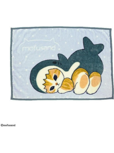 MOFUSAND - Kitten-Nyan Shark - Plaid 70x100cm