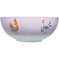 Maxwell & Williams Barn Friends Pete Cromer Μπολ 15x6cm Κοτούλα Μωβ