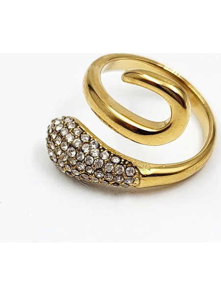 Drop gold universal ring