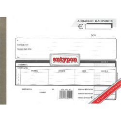 ENTYPON ΑΠΟΔΕΙΞΗ ΠΛΗΡΩΜΗΣ 15Χ21 50Χ3 133 ΑΠ