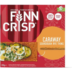 Φρυγανιές Σίκαλης Ολικής Άλεσης Finn Crisp Caraway
