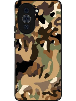 Sonique Camouflage Army Series Back Cover Brown (Huawei Nova 10 Pro)