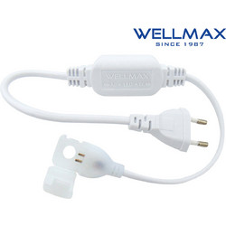 ΤΡΟΦΟΔΟΤΙΚΟ ΤΑΙΝΙΑΣ LED NEON 15A 12mm WELLMAX (ΣΕΤ ΜΕ 5)